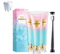 Allfound Toothpaste, Allfound Radiant Whitening Toothpaste, Niacinamide Whiteningtoothpaste, Niacinamide Teeth Whitening Enamel Repairtoothpaste, Deep Clean, Fresh Breath (3PCS)