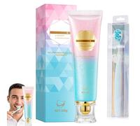 Allfound Toothpaste with Niacinamide - Fluoride-Free Daily Care for Gentle Whitening, Enamel Protection, Fresh Breath & Complete Oral Care for Sensitive Teeth (100g, Zahnpasta + Zahnbürste)