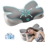 ALLFYL Memory Foam Pillow Orthopedic Pillow Cervical Pillow for Neck and Shoulder Pain Ergonomic Pillows Cozy Sleeping Neck Support Pillows for Side Back Stomach Sleeper