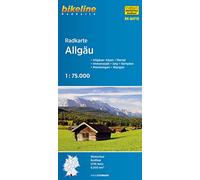 Allgäu cycle map: Allgäuer Alpen - Illertal - Immenstadt - Isny - Kempten - Memmingen - Wangen. 1:75.000, wetterfest/reißfest, GPS-tauglich mit UTM-Netz: BAY18 (Radkarten)