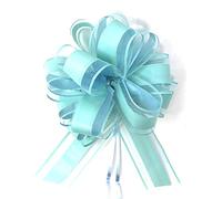 Allgala 12-pc 6" Large Everyday Pull Bows-Turquoise-GP92012