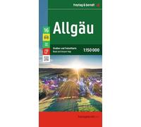 Allgau Road and Leisure Map 1:150,000: Straßen- und Freizeitkarte, mit Infos, Top Tips (freytag & berndt Auto + Freizeitkarten, GDR 16)