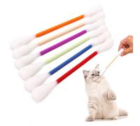 ALLGAYER 6Pcs Giant Tip Cat Toys,Large Felt Cotton Swab Kitten Gift Pack | 6-pack giant cotton buds, premium mixed-colour felt, interactive kitten chew sticks, durable kitty kicker toys for boredom