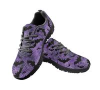 Allhaitong Mens Shoes Running Sneakers Bats Spider Web Purple Print Comfortable Lightweight Athletic Sneakers for Jogging Gym Tennis Non-Slip Shoes