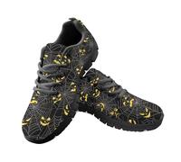 Allhaitong Mens Shoes Running Sneakers Spider Web Funny Face Print Comfortable Lightweight Athletic Sneakers for Jogging Gym Tennis Non-Slip Shoes