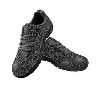 Allhaitong Mens Shoes Running Sneakers Spider Web Print Comfortable Lightweight Athletic Sneakers for Jogging Gym Tennis Non-Slip Shoes
