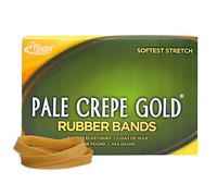 Alliance Rubber 20745 Pale Crepe Gold Rubber Bands Size #74, 1 lb Box Contains Approx. 320 Bands (3 1/2" x 3/8", Golden Crepe)