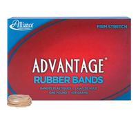 Alliance Rubber 26125 Advantage Rubber Bands Size #12, 1 lb Box Contains Approx. 2500 Bands (1 3/4" x 1/16", Natural Crepe), Beige