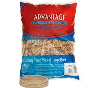 Alliance Rubber 26334 Advantage Rubber Bands Size #33, 1 lb Bag Contains Approx. 600 Bands (3 1/2" x 1/8", Natural Crepe) Beige