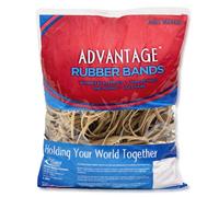 Alliance Rubber 26334 Advantage Rubber Bands Size #33, 1 lb Bag Contains Approx. 600 Bands (3 1/2" x 1/8", Natural Crepe) Beige