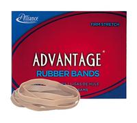 Alliance Rubber 26649 Advantage Rubber Bands Size #64, 1/4 lb Box Contains Approx. 80 Bands (3 1/2" x 1/4", Natural Crepe) Beige