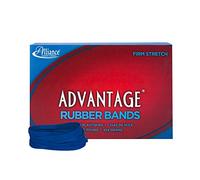 Alliance Rubber 54645 Advantage Rubber Bands Size #64, 1 lb Box Contains Approx. 300 Bands (3 1/2" x 1/4 ", Blue)
