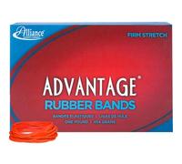 Alliance Rubber 96165 Advantage Rubber Bands Size #16, 1 lb Box Contains Approx. 1800 Bands (2 1/2" x 1/16", Red)