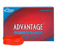 Alliance Rubber 96645 Advantage Rubber Bands Size #64, 1 lb Box Contains Approx. 320 Bands (3 1/2" x 1/4", Red)