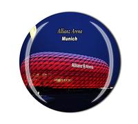 Allianz Arena Munich Bavaria Germany Fridge Magnet Crystal Tourist Souvenir Gift Collection Refrigerator Magnetic Sticker