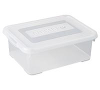 Allibert 12 Litre Handy Storage Box, Polypropylene, Transparent, 35 x 25 x 10 cm