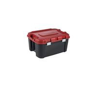 Allibert Totem 229195?23.5?x 39.5?x 37?cm 60?Plastic Storage Trunk???Black/Red L
