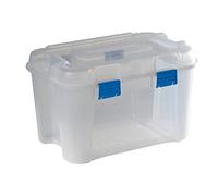 Allibert" Totem Storage Box, Transparent/Blue 60 L