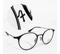ALLICAVER 4 Pairs Soft Silicone Nose Pads for Sunglasses - Compatible with RayBan RB6335 Plug in/Push in Model (16mm, Silver) - Non-Slip Glasses Nose Pad Replacement
