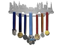 Allied Medal Hangers - World Marathon Majors (Cityscape) (18” Wide with 7 Hang Bars) - Medal Hanger Holder Display Rack