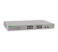 Allied Telesis AT-GS950/16PS-30 Switch Layer 2 Gigabit WebSmart - 16 x 10/100/1000T PoE+ | 2 x SFP - 185W PoE budget - Internal PSU