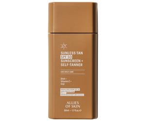 Allies Of Skin - Sunless Tan SPF 50 Sunscreen + Self-Tanner - Face Sunscreen