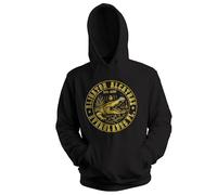 Alligator Alcatraz Florida Everglades Parody Unisex Black Hoodie Size XL