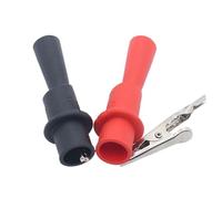 Alligator Clip Electrical,Alligator Crocodile Test Clip Clamp for Multimeter Tester - 2x Probe Crocodile Electrical Clamp for Testing Probe Meter