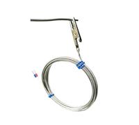 Alligator Clip K Type Thermocouple Sensor 0-600°C Clamp Probe 5M Wire High Temperature Industrial HVAC Tool(2m)