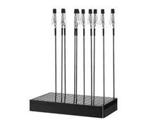 Alligator Clip Sticks with Stand Base Set, Spray Paint Clamping Base for Modeling, Painting Stand Clip Set