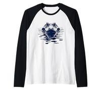 Alligator Crocodile Gator Bayou Swamp Wildlife Predator Raglan Baseball Tee
