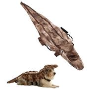 Alligator Dog Costumes Funny Crocodile Costume for Small Medium Dogs | Halloween Christmas Pet Cosplay Outfit Puppy Hoodie Clothes for Holiday Party Supply