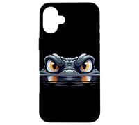 Alligator Eyes Cartoon for Wildlife and Animal Lovers Case for iPhone 16 Plus