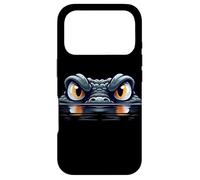 Alligator Eyes Cartoon for Wildlife and Animal Lovers Case for iPhone 17 Pro