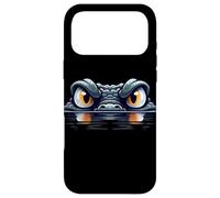 Alligator Eyes Cartoon for Wildlife and Animal Lovers Case for iPhone 17 Pro Max