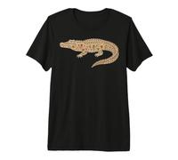 Alligator Floral Crocodille Premium T-Shirt