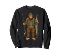 Alligator Gar Bigfoot Fisher Sasquatch Sweatshirt