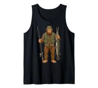 Alligator Gar Bigfoot Fisher Sasquatch Tank Top
