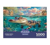 alligator Jigsaw Puzzles for Adults 1000 Pieces Great Gifts Puzzle Challenge Toy Educational Games Home 70x50cm/1000pcs