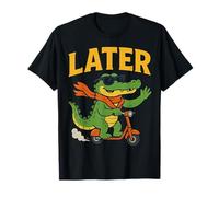 Alligator Later Gator Funny Cool Scooter Jungle Animal Lover T-Shirt