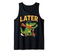 Alligator Later Gator Funny Cool Scooter Jungle Animal Lover Tank Top
