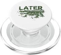 Alligator Later Gator Retro Graffiti Distressed Reptile PopSockets PopGrip for MagSafe