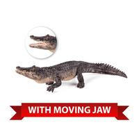 MOJO - Alligator | Moving Jaw Feature | Hand-Painted Toy Figure | Wildlife Collection | True to Life & Highly Detailed | Designed in UK