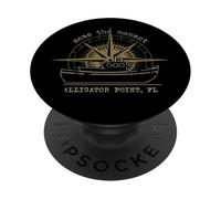 Alligator Point Florida Seas the Moment Nautical Design PopSockets Adhesive PopGrip