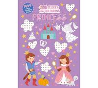 ALLIGATOR - Princess Gem Sticker Book, Princess Colouring Book, Gem Stickers, Girls Sticker Book, Gem Art Book