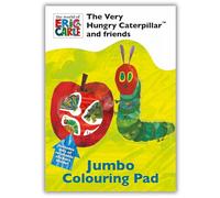 Alligator Products - The Very Hungry Caterpillar Jumbo Colouring Pad, Reusable Stickers, Colour Book - Lots of Pages