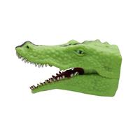 Alligator Puppet | Cartoon Realistic Crocodile Shark Dinosaur Toy Hand Puppets - Soft Rubber Animal Head Hand Toy, Swimming Pool Beach Bathing Toys for Party Favor, Teaching Props, Story Telling