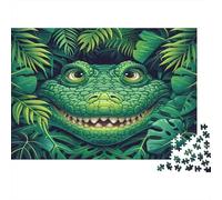 Alligator Rätsel Für Erwachsene |Animal| 1000pcs (75x50cm) Puzzles Lernspiele Home Decor Puzzles