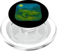 Alligator Reptile Swamp Louisiana - Animal Zoo Zoologist PopSockets PopGrip for MagSafe