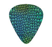 Alligator Skin Guitar Picks with Organizer Storage Box Guitar Plectrums 12PCS 3 Thickness Thin Medium Heavy 0.46 0.71 0.96mm Guitar Picks For Acoustic Electric or Bass Guitars